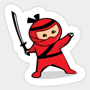 ninja clothes Sticker